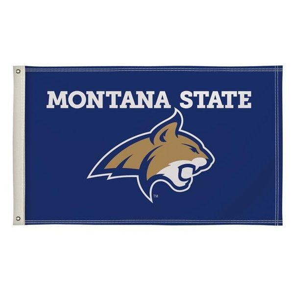 Showdown Displays Showdown Displays 810003MTST-002 3 x 5 ft. Montana State Bobcats NCAA Flag - No.002 810003MTST-002